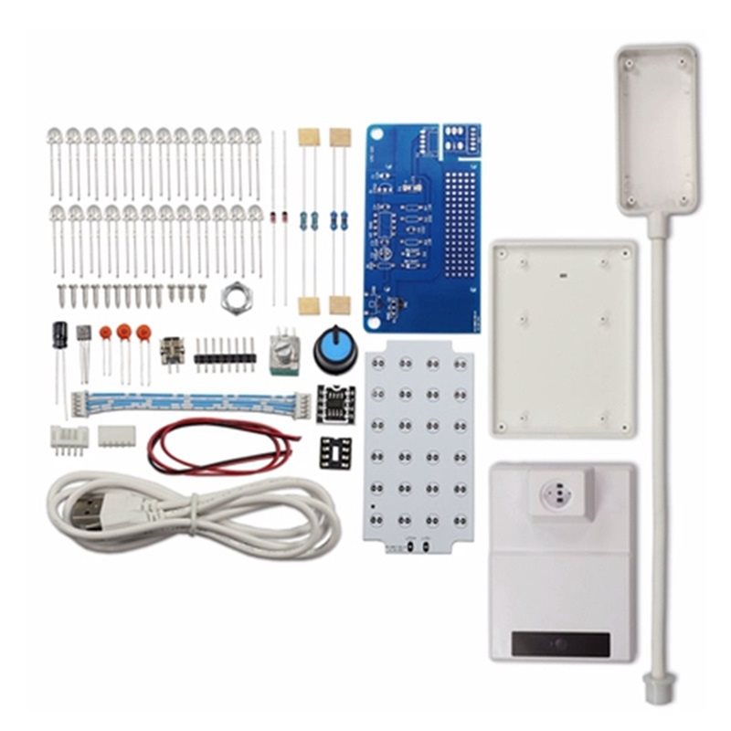 Diy Electronics Table - Kit Lampu Meja LED A23F-NE555 dengan