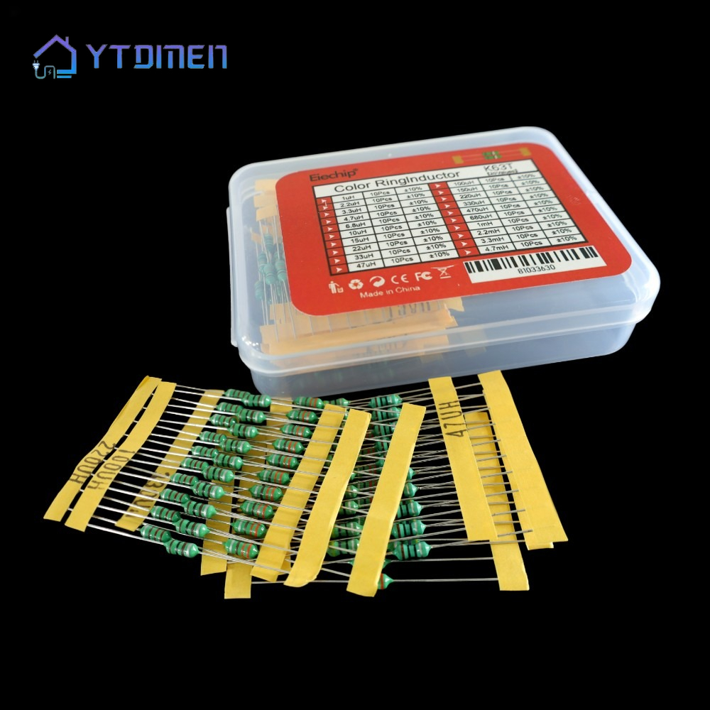 Diy Electronics Gadget - 200 Buah Kit Induktor Cincin Warna