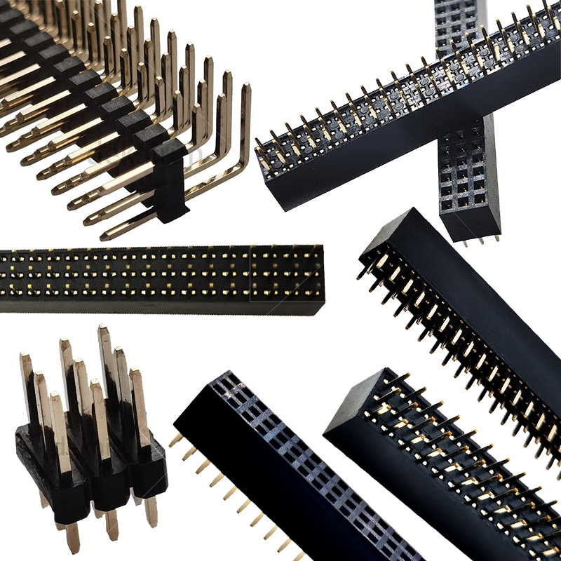 Male Female Header Pin - 5 Buah 2.0Mm 3*40P Tiga Baris