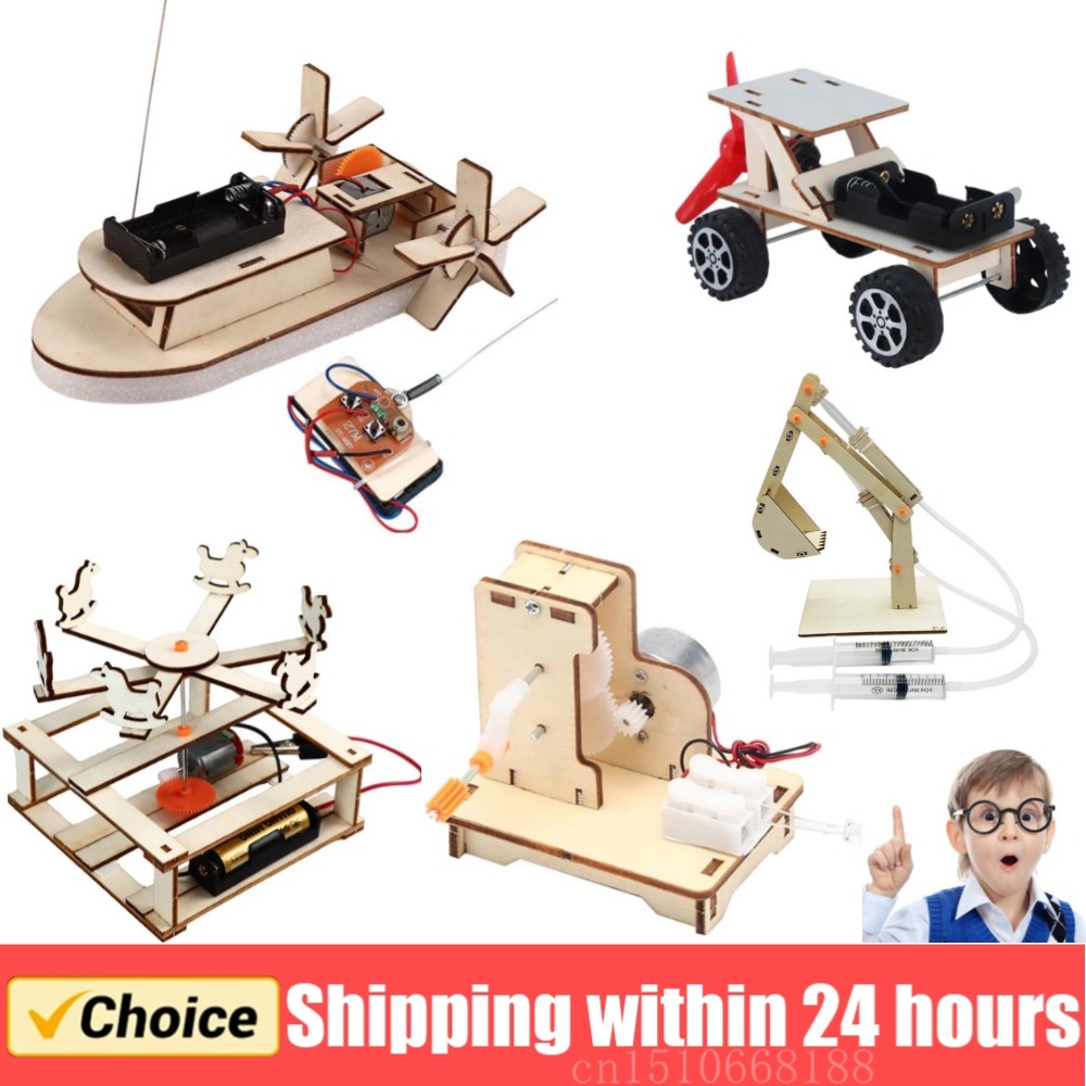 Diy Kit Elektronik - Model perahu DIY mainan sains anak