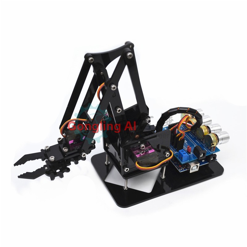 Diy Kit Elektronik - Kit Lengan Robot STEM 4 DOF