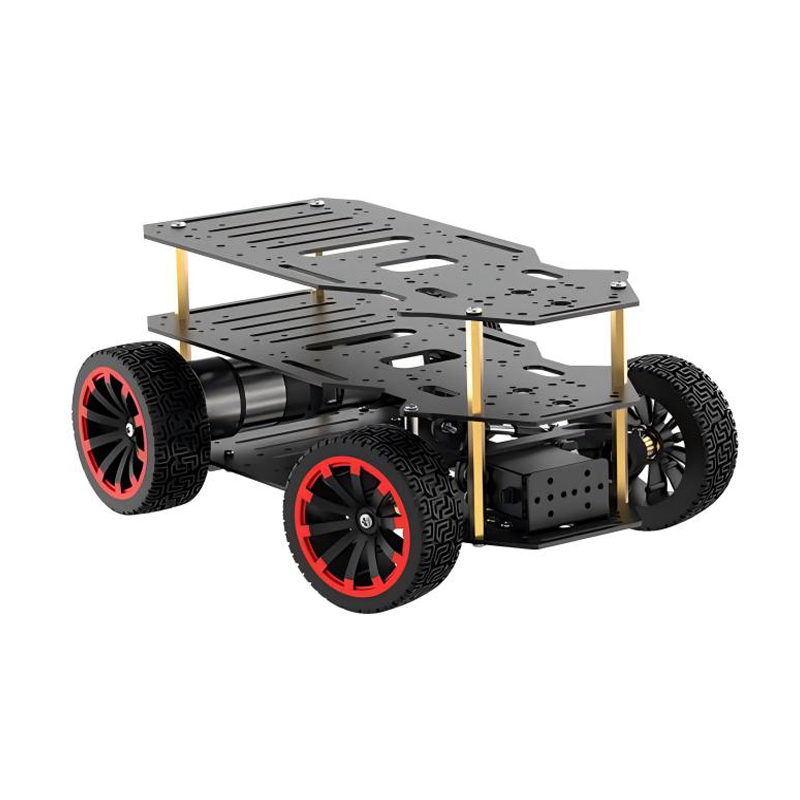 Diy Kit Elektronik - 5KG beban 4WD Robot mobil Ackerman