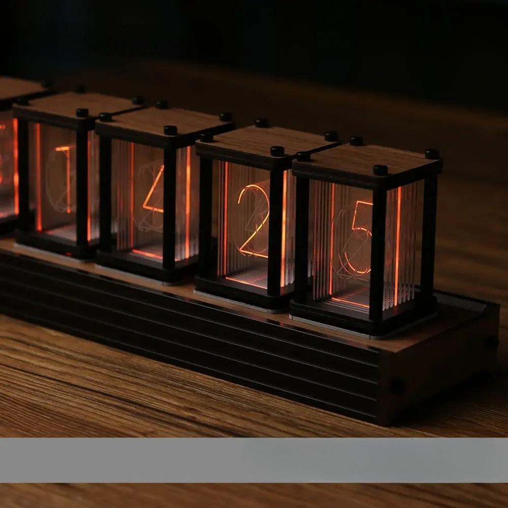 Jam Meja DIY RGB Nixie Tube, J - Diy Electronics Table ulasan dan harga