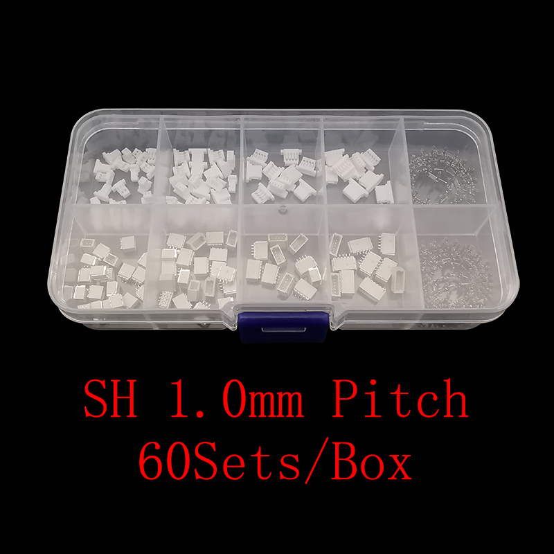 60set/kotak JST SH 1.0mm Pitch - Male Female Header Pin ulasan dan harga