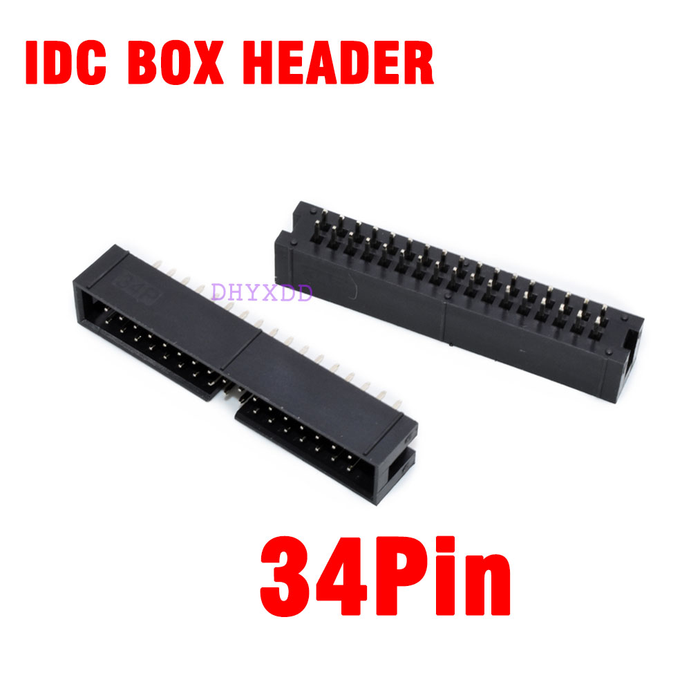 10 Buah 2.54Mm 2X17 Pin 34 Pin - Male Female Header Pin ulasan dan harga