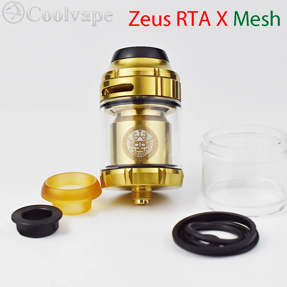 Atomizer Zeus RTA 25mm dengan  - Diy Vape Electronics ulasan dan harga