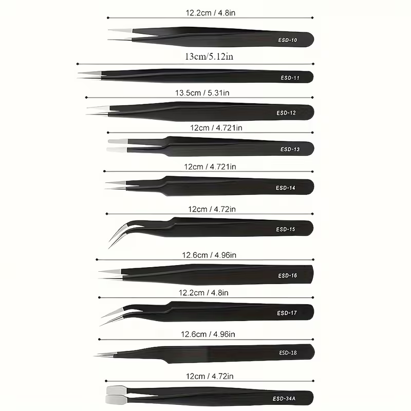 10Pcs Set Pinset Anti-Statik E - Diy Electronics Com ulasan dan harga