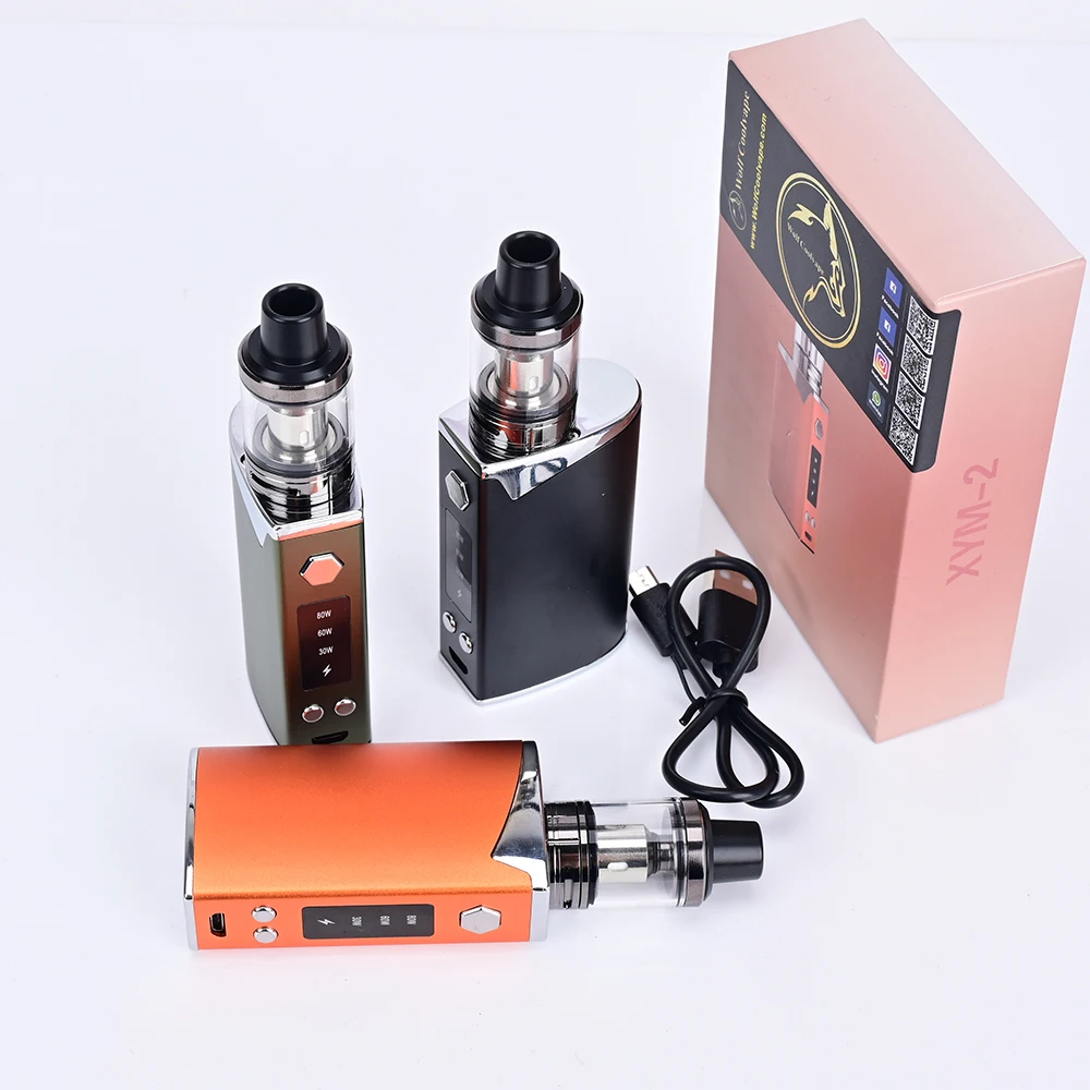 Wolfcoolvape 80W E-Cigarette S - Diy Vape Electronics ulasan dan harga