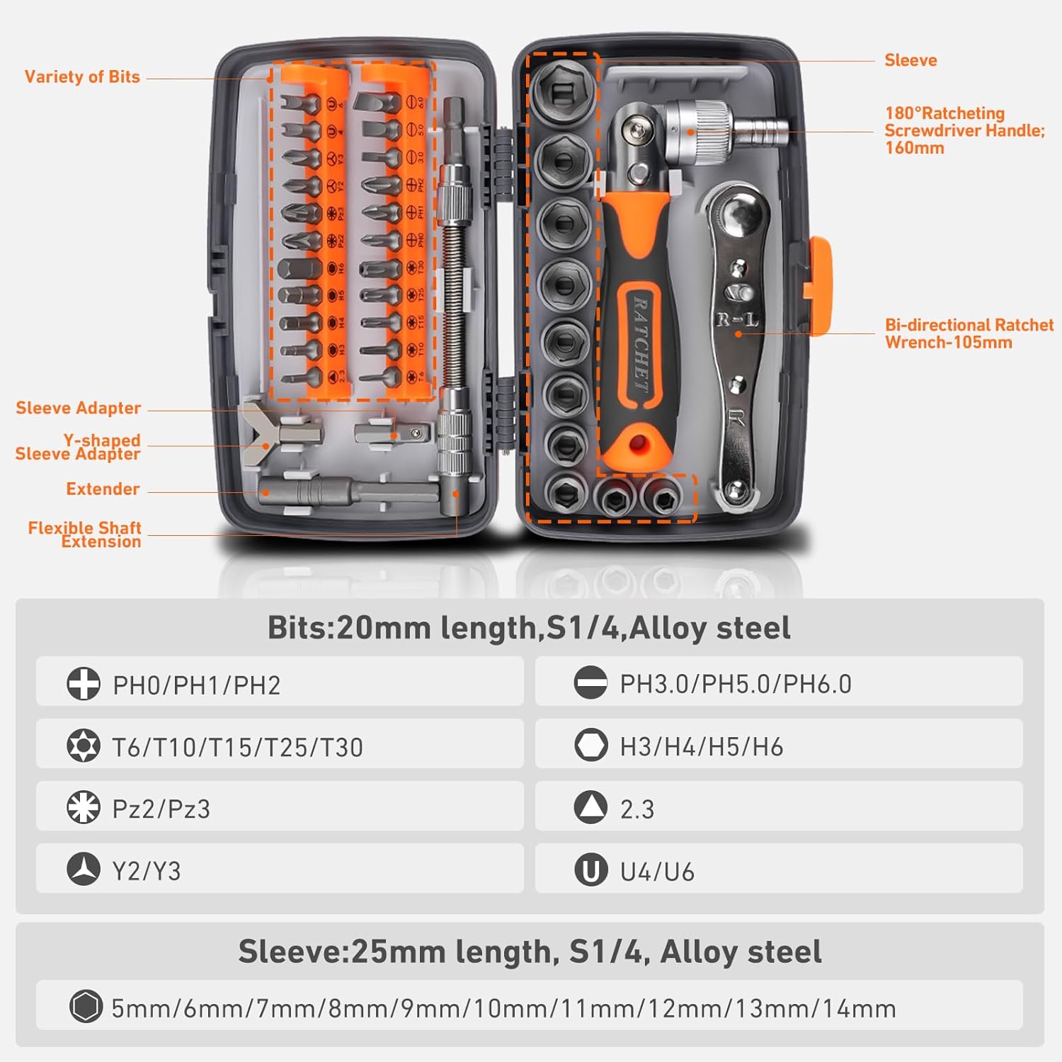 Singalon 38-in-1 Kit Obeng Rat - Diy Electronics Com ulasan dan harga