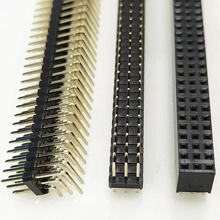 5 Buah 2.0Mm 3*40P Tiga Baris  - Male Female Header Pin ulasan dan harga