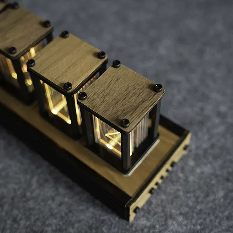 Jam Meja DIY Kayu Mewah Baru d - Diy Electronics Table ulasan dan harga
