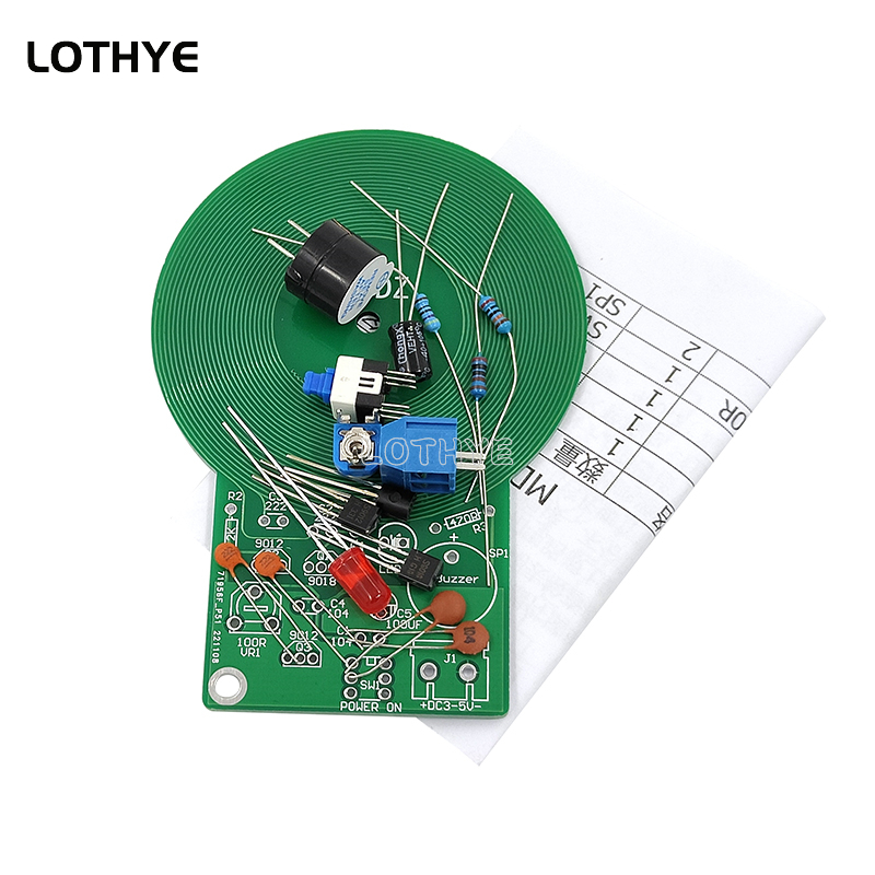 DC 3V-5V Kit Detektor Logam DI - Diy Electronics Com ulasan dan harga
