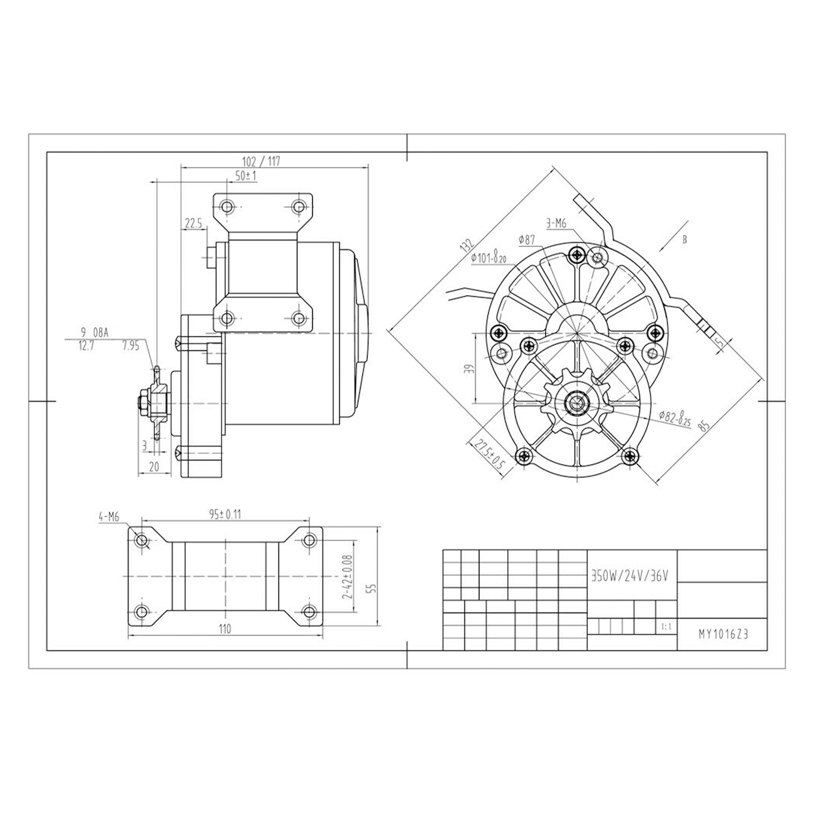 Kit Konversi Motor DC 24V 250W - Diy Kit Elektronik ulasan dan harga